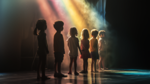 surion be Children standing on a brightly lit stage ar 169 1283ed48 7a91 43d9 b44d 8a53a2abc82c - aKadeemi